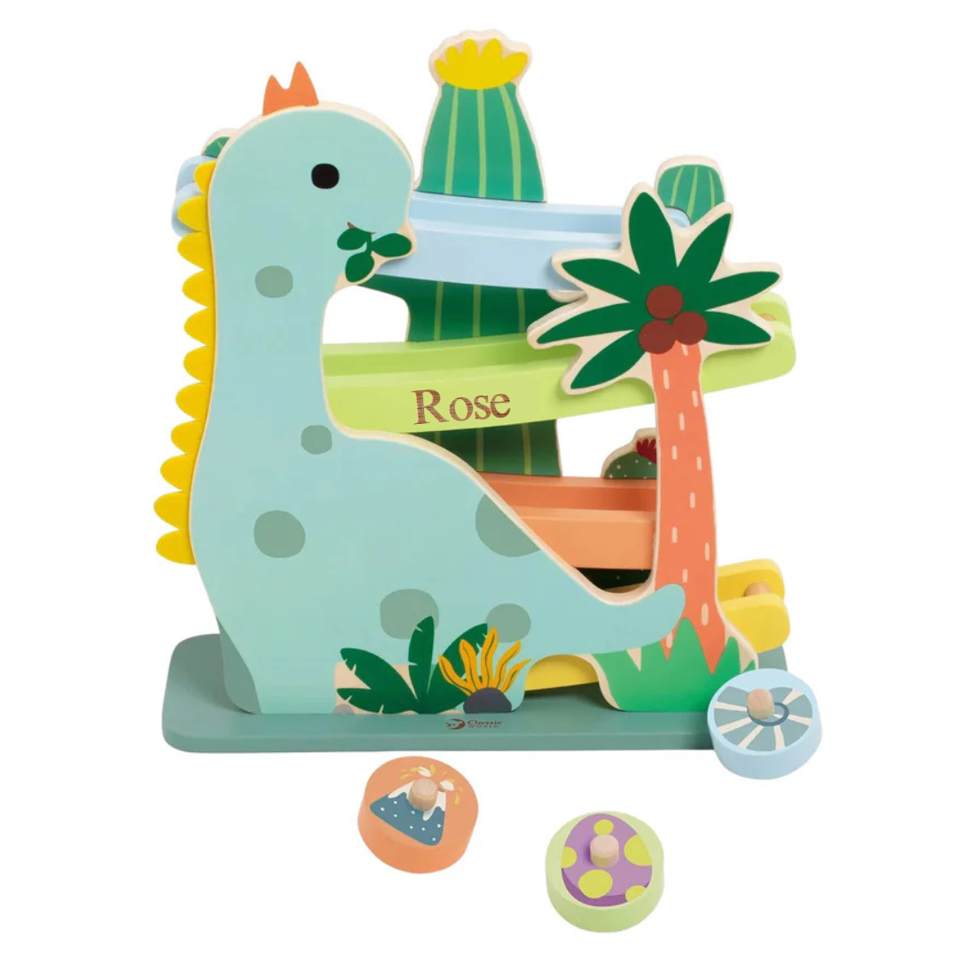 Personalised Engraved Classic World Dinosaur Slide