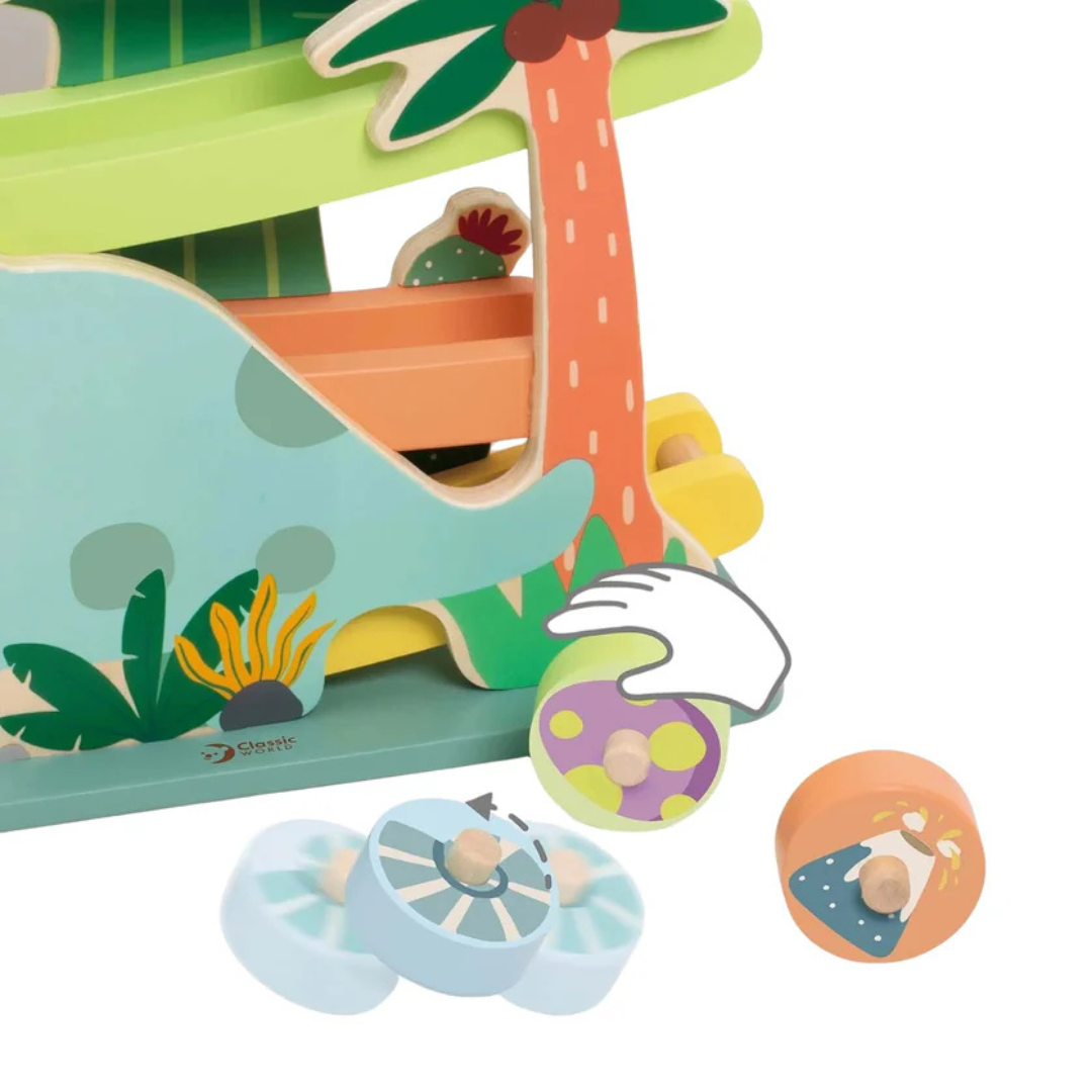 Personalised Engraved Classic World Dinosaur Slide