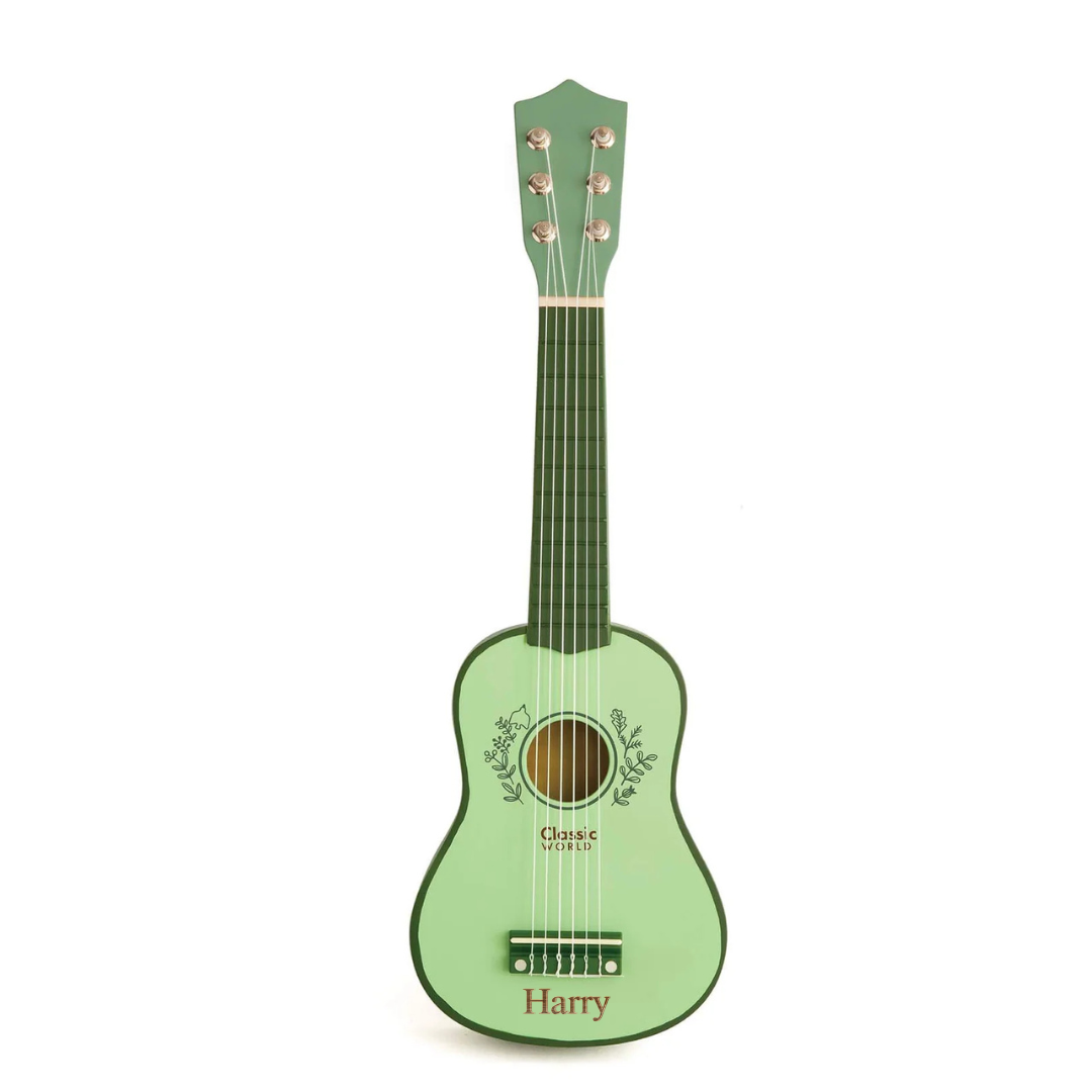 Personalised Engraved Classic World Vintage Guitar
