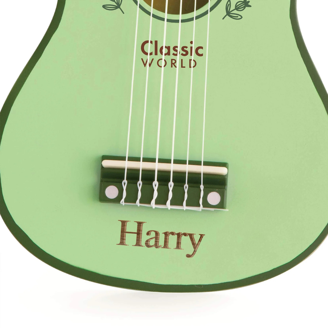 Personalised Engraved Classic World Vintage Guitar