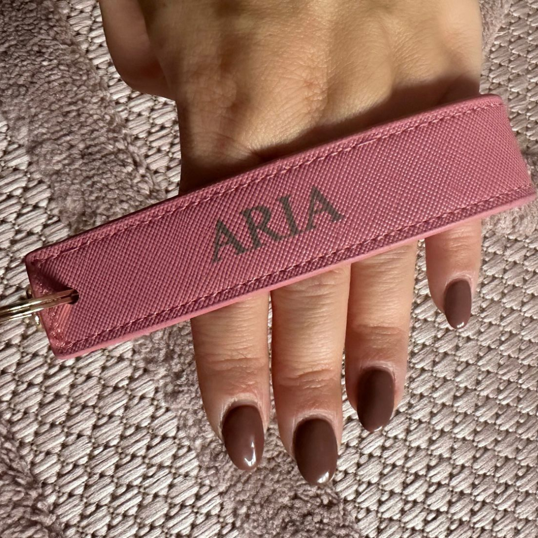 Personalised Engraved Wristlet Keyring